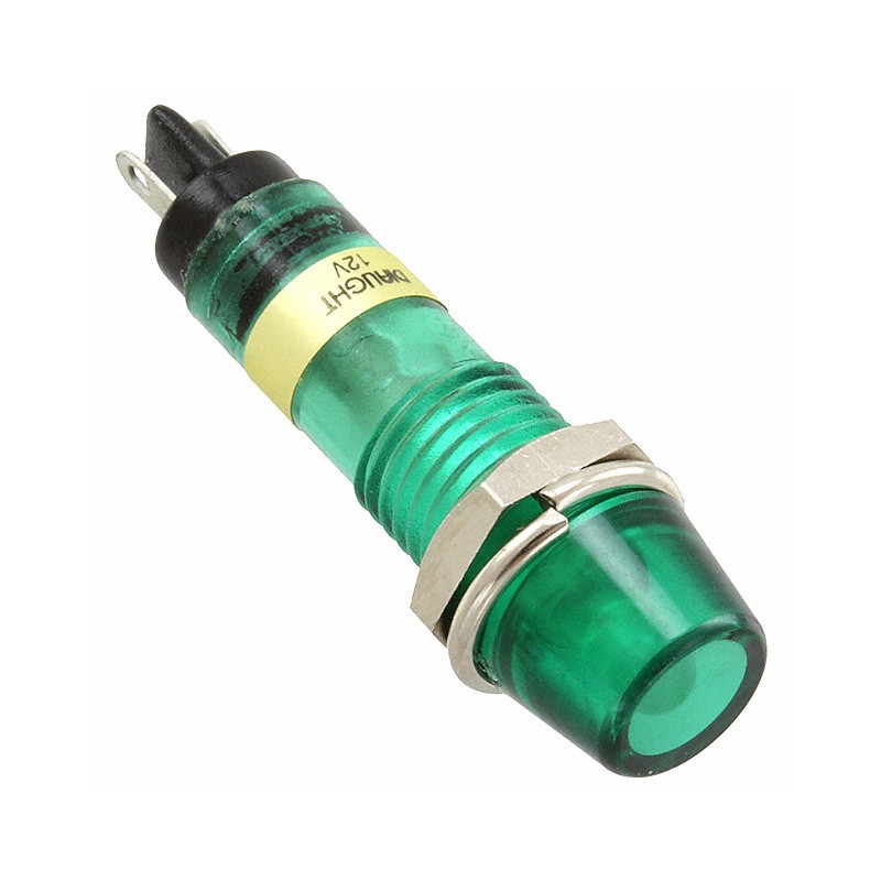 1 pcs : 6073232130F - LED PNL IND 7MM GRN INTERNL