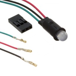 1 pcs : PM53-BCW12.0CC - INDICATOR LED GREEN/RED PNL MNT