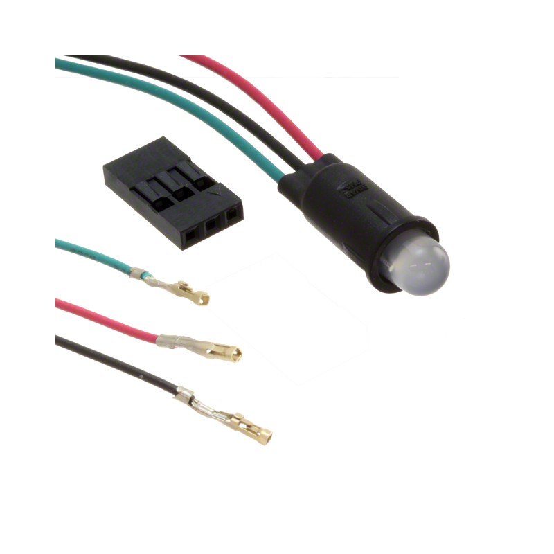 1 pcs : PM53-BCW12.0CC - INDICATOR LED GREEN/RED PNL MNT