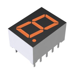 1 pcs : LAP-401DD - DISPLAY 7-SEG 0.4' SGL ORG 10DIP