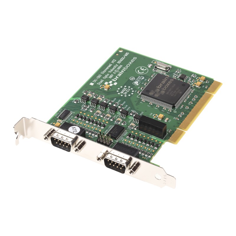 1 pcs - Brainboxes 2 Port PCI RS422, RS485 Serial Card
