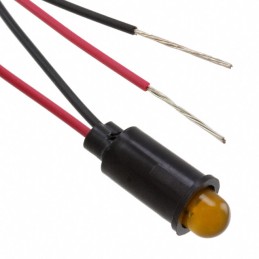 1 pcs : 5590302027F - LED PMI SNAP-IN YLW PVC FREE