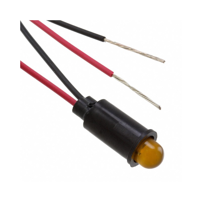 1 pcs : 5590302027F - LED PMI SNAP-IN YLW PVC FREE