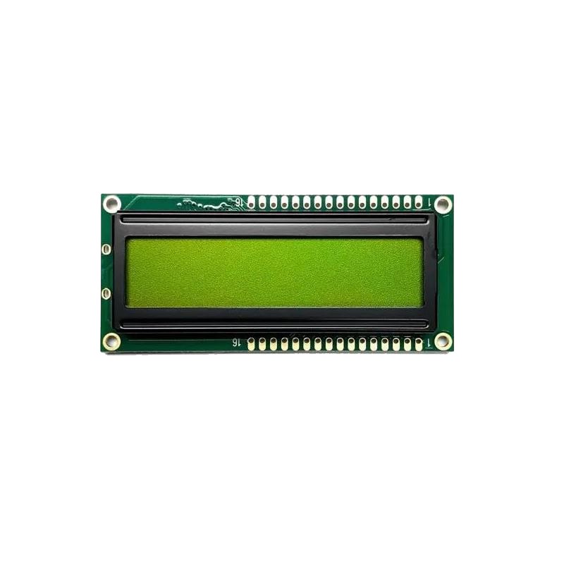 1 pcs : AMC1602AR-B-Y6NFDY-STY-S11 - 16X2 STN POSITIVE YG BACKLIGHT,