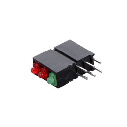 1 pcs : 5700100112F - LED CBI 2MM 3X1 GRN/RED RA