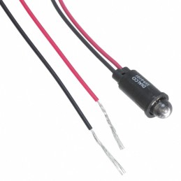 1 pcs : 5596101027F - LED PMI SNAP-IN RED PVC FREE