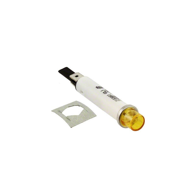 1 pcs : 2150QA3 - LAMP NEON INCAND AMBER PNL MNT