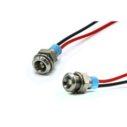 1 pcs : 606-3115-120F - 6 MM RED LED PMI HT 6V