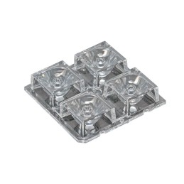 1 pcs : C14729_HB-2X2-RS-PC - LENS CLEAR 13DEG/14DEG SPOT