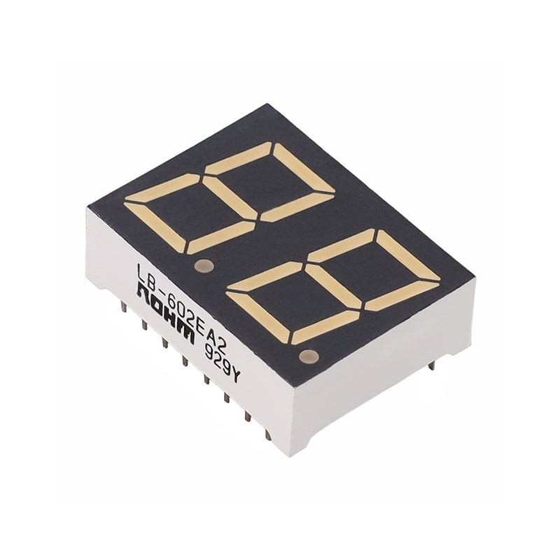 1 pcs : LB-602EA2 - DISPLAY 7SEG 0.56' DBL ORG 18DIP