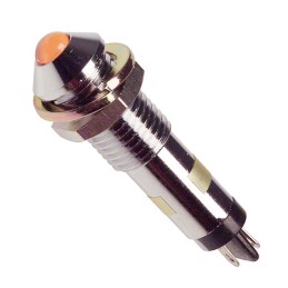 1 pcs : 6071312110F - LED PNL IND 7MM YLW PROTRUD