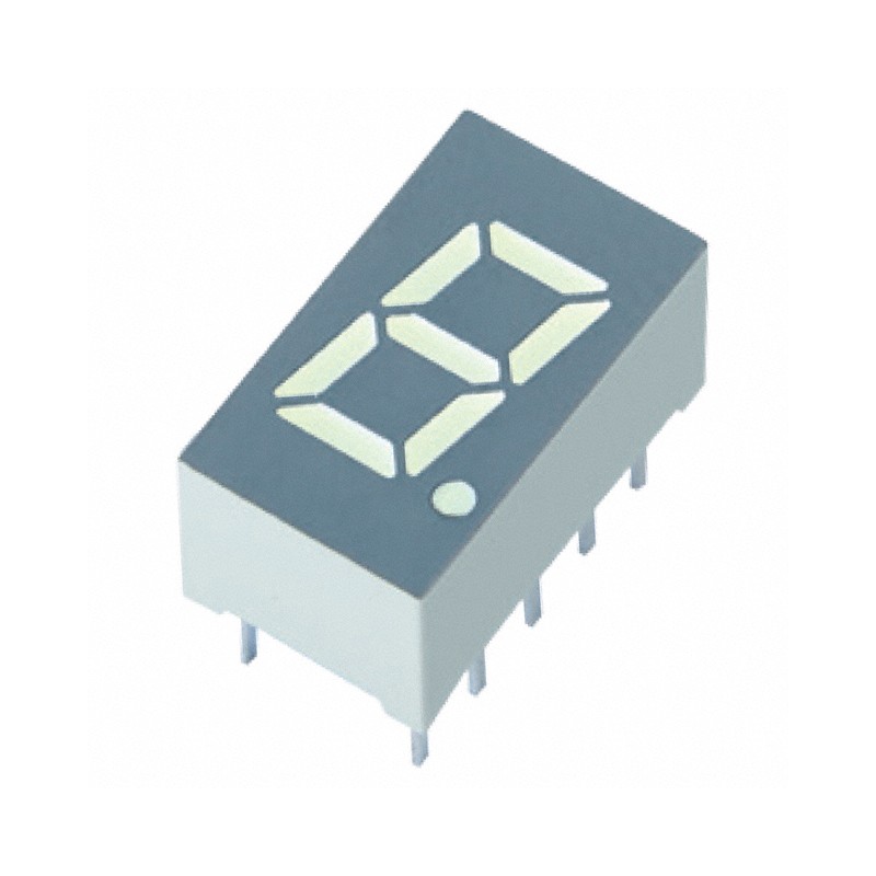 1 pcs : XDUG06C - DISPLAY 7SEG 0.32' SGL GRN 10DIP