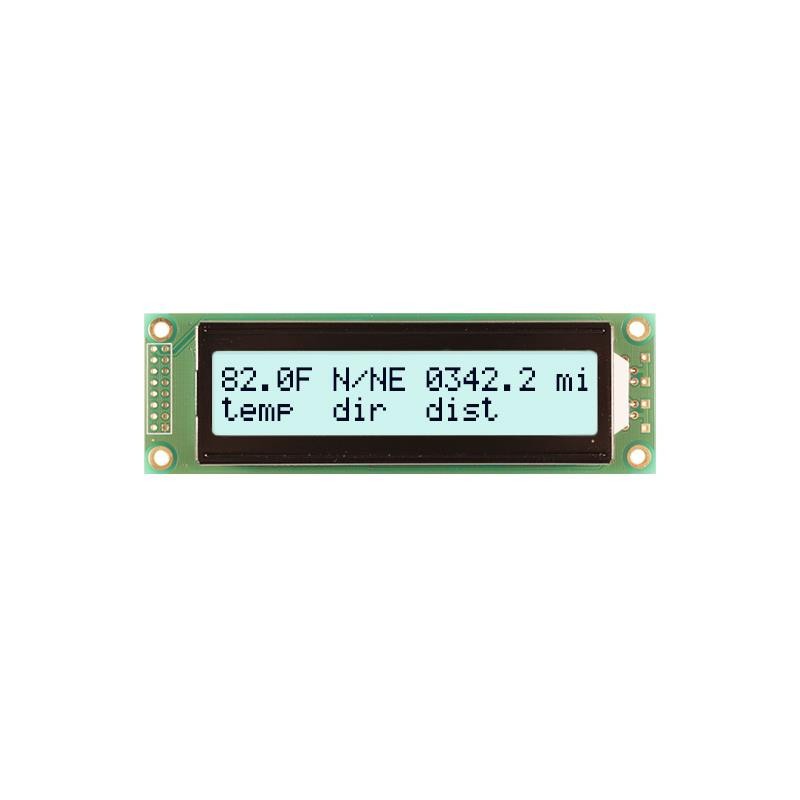 1 pcs : NHD-0220DZ-FSW-FBW - LCD MOD 40DIG 20X2 TRANSFLCT WHT