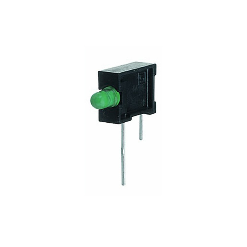 1 pcs : 0035.7023 - HOLDER LED 3MM GREEN RA