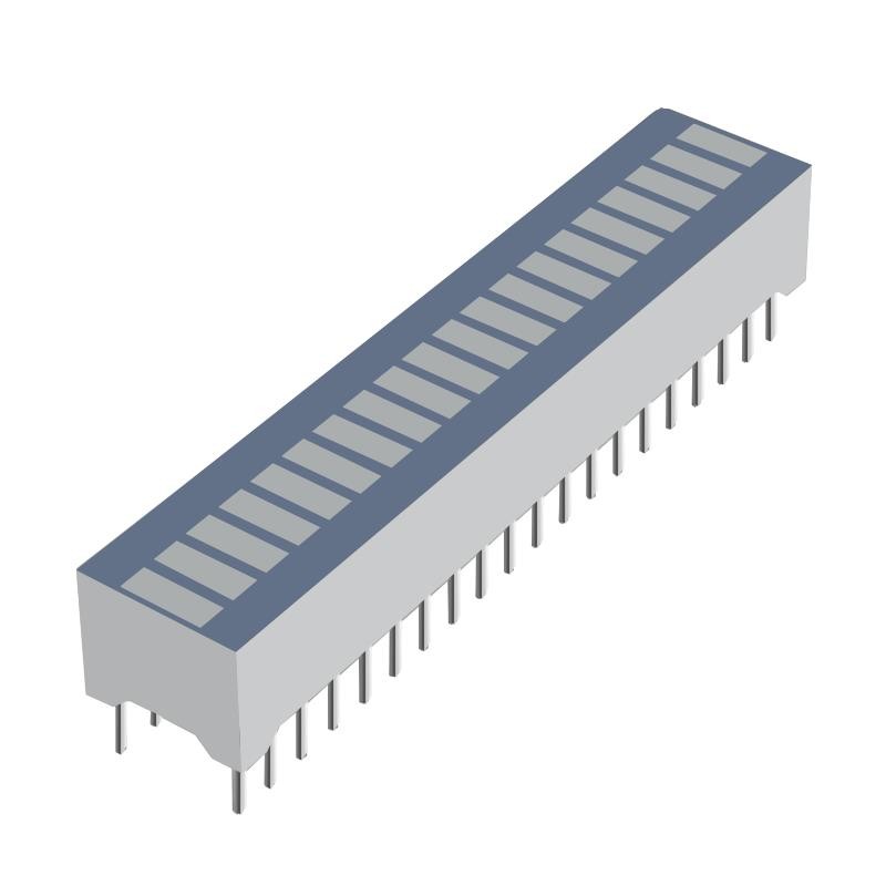 1 pcs : XGMDKX20D - LED CBI 5.08X1.78MM 20SEG R VERT