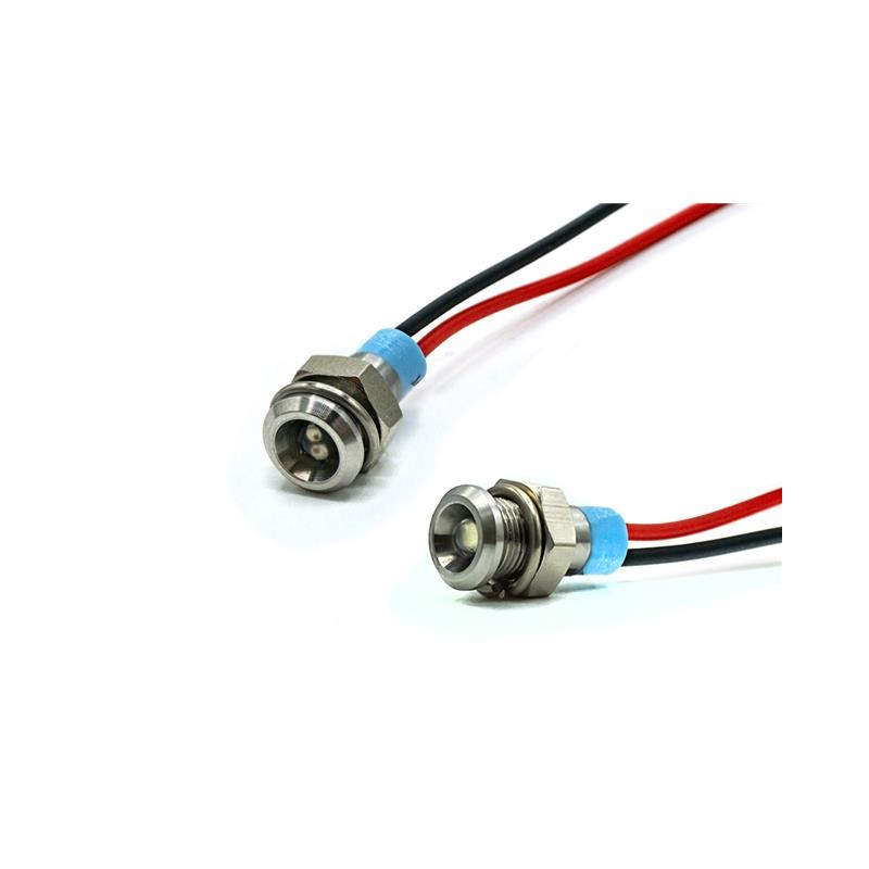 1 pcs : 606-3415-140F - 6 MM BLUE LED PMI HT 24V