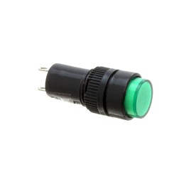 1 pcs : FL1P-12NJ-1-G24V - LED GRN 12MM NUT 24VAC/DC STK