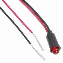 1 pcs : 5592101003F - LED PANEL RED DIFF 2.2V SNAP 6'L