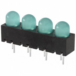 1 pcs : 5501304004F - LED CBI 5MM QUAD GREEN TH