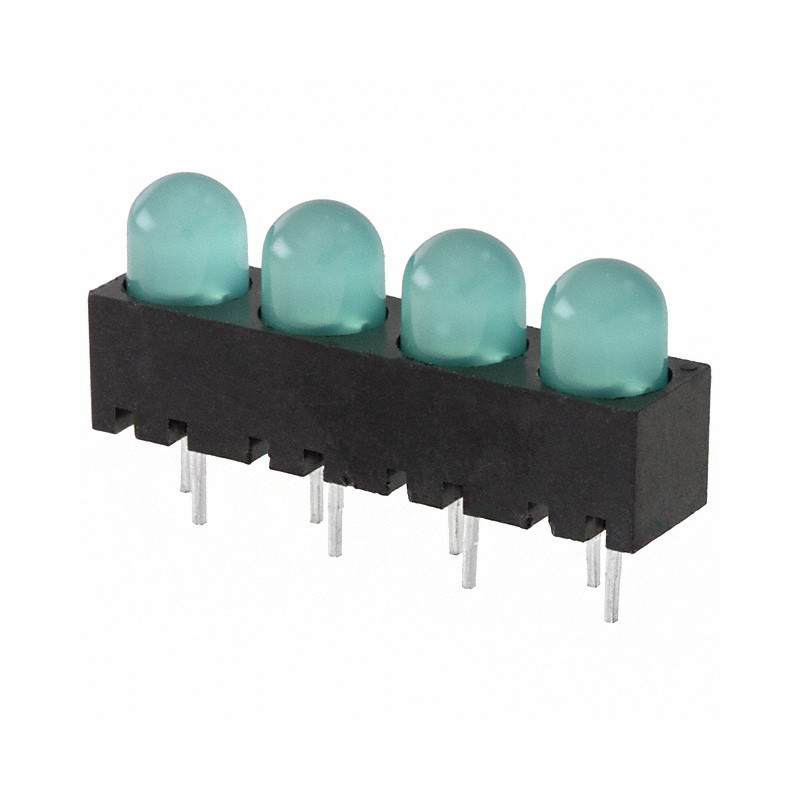 1 pcs : 5501304004F - LED CBI 5MM QUAD GREEN TH