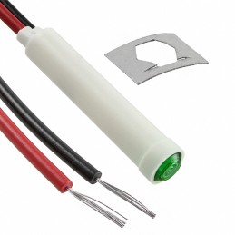 1 pcs : 2113A5 - INDICATOR NEON GREEN PANEL MNT