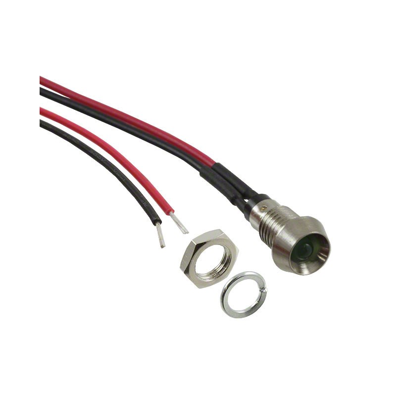 1 pcs : MPR3GDW12.0 - LED PANEL INDICATOR GREEN 2.1V