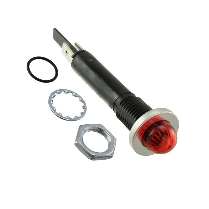 1 pcs : 6010QM3 - INDICATOR NEON AMBER PANEL MNT