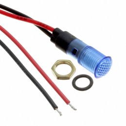 1 pcs : FL1P-8NW-1-B24V - LED BLU 8MM NUT 24VAC/DC STK