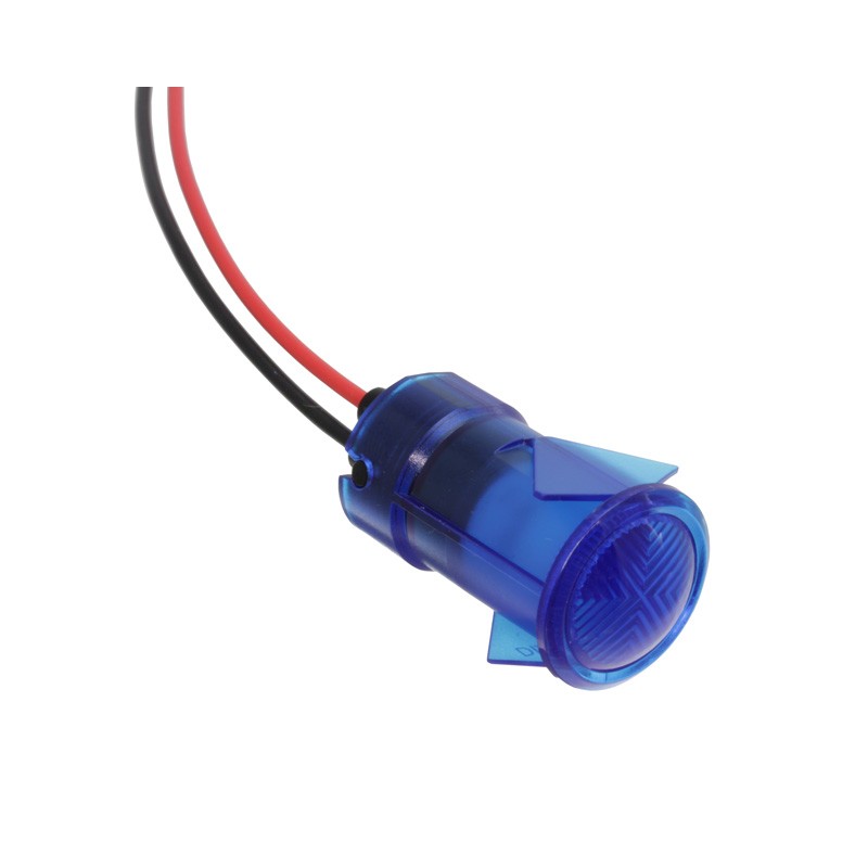 1 pcs : 6531403103F - 1/2' FLT SNAP BL 12VDC W/LEADS