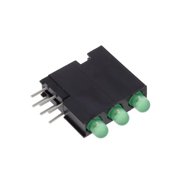 1 pcs : 5640140222F - LED CBI 3MM 3X1 GRN RA
