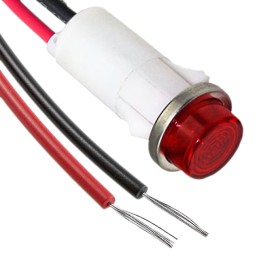 1 pcs : 1092C1-125VAC - LED PANEL INDICATOR RED 125V
