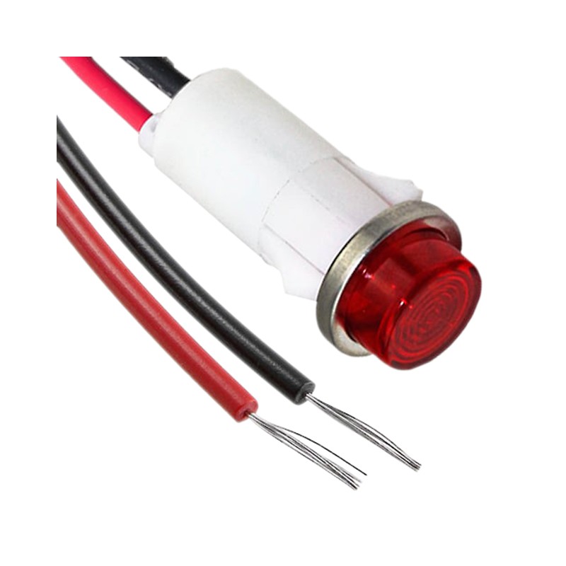 1 pcs : 1092C1-125VAC - LED PANEL INDICATOR RED 125V