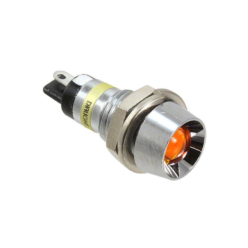 1 pcs : 6072312110F - LED PNL IND 7MM YLW RECESS