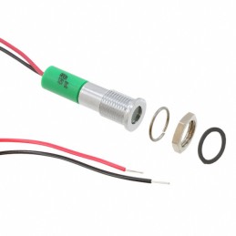 1 pcs : Q8F3CXXG24E - LED PM INDICATOR FLUSH GREEN