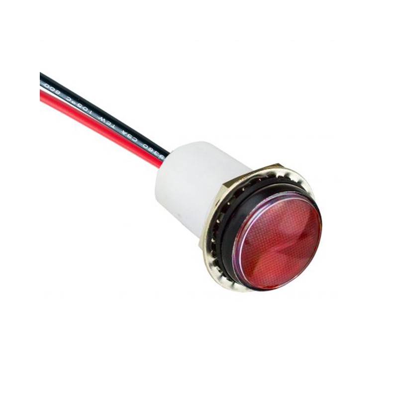 1 pcs : PML50RFVW - LED RED ROUND PANEL MOUNT
