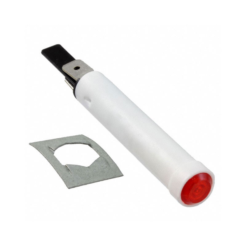 1 pcs : 2110QA1 - INDICATOR NEON RED PANEL MNT