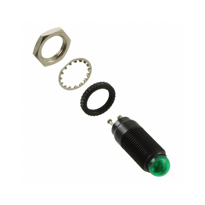 1 pcs : 24979723732504F - LED PANEL IND GRN 28V STOVEPIPE