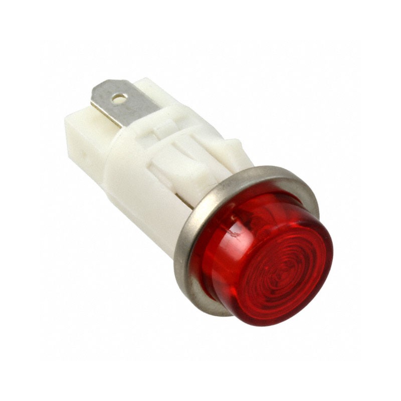 1 pcs : 1092QC1-12V - LED PMI, RED, HI-HAT, 12V, 3/16'