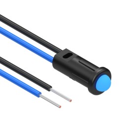 1 pcs : 12-00003 - LED PANEL IND BLUE SNAP-IN 6'