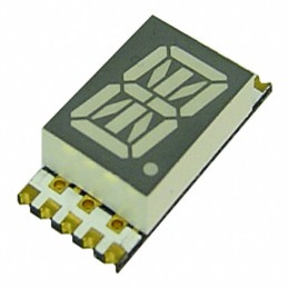1 pcs : QBASS40YG0 - DISPLAY 14SEG 0.4' SGL GRN 16SMD
