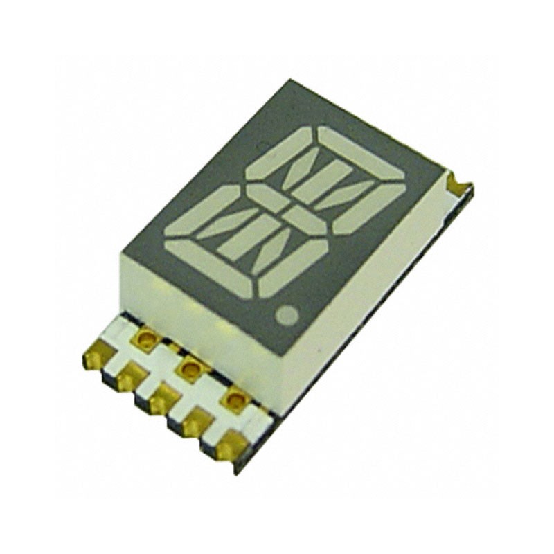 1 pcs : QBASS40YG0 - DISPLAY 14SEG 0.4' SGL GRN 16SMD