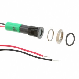 1 pcs : Q8F3BXXG12E - LED PM INDICATOR FLUSH GREEN