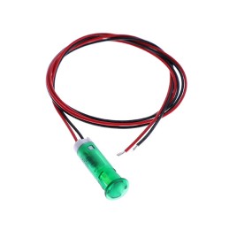 1 pcs : QS83XXHG24X0033 - INDICATOR 8MM FIXED HI GRN 24V