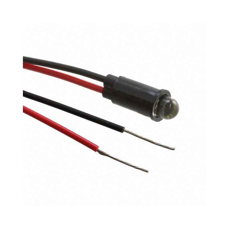 1 pcs : 5595904003F - LED PMI SNAP-IN 24V YELLOW 6'