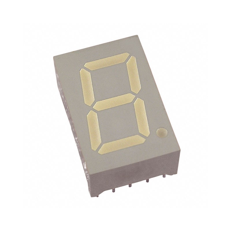 1 pcs : XDUG14A - DISPLAY 7SEG 0.56' SGL GRN 10DIP