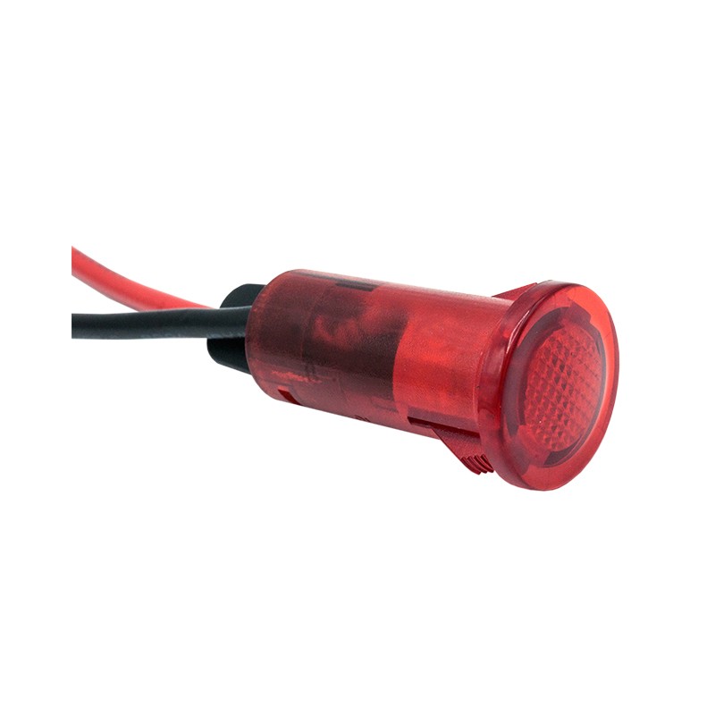 1 pcs : 6551103103F - LED PANEL INDICATOR RED 12V