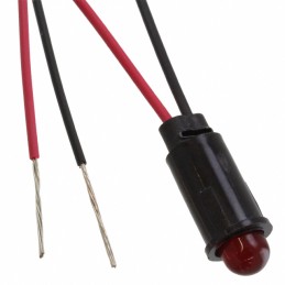 1 pcs : 5590103023F - LED PMI SNAP-IN RED PVC FREE