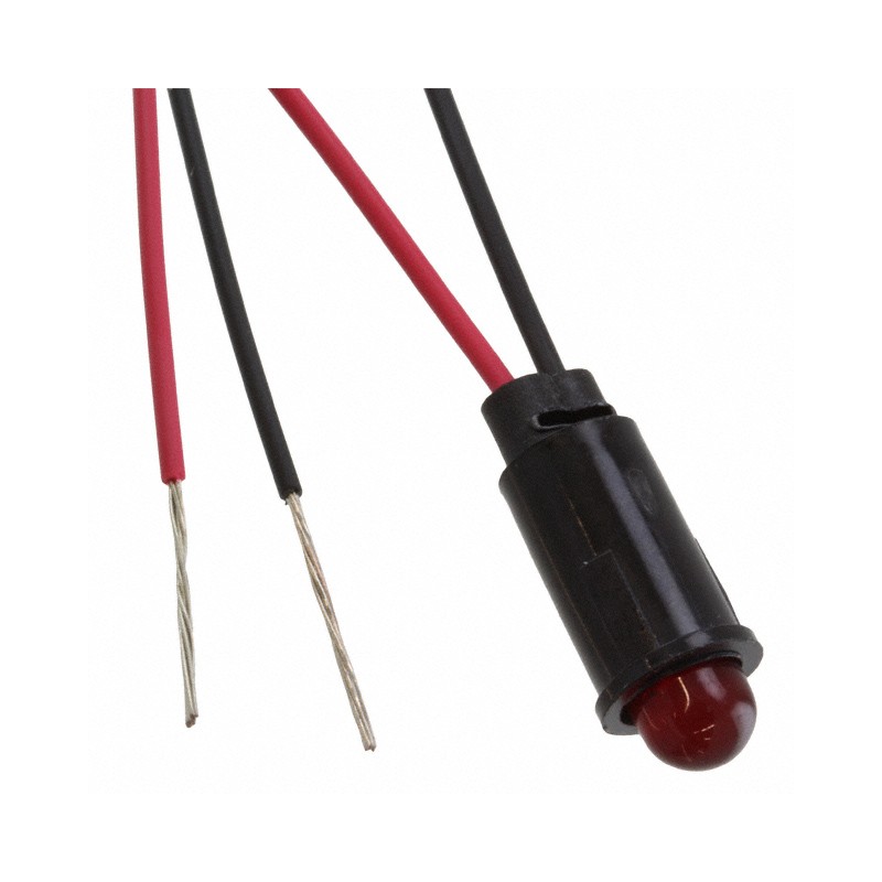 1 pcs : 5590103023F - LED PMI SNAP-IN RED PVC FREE