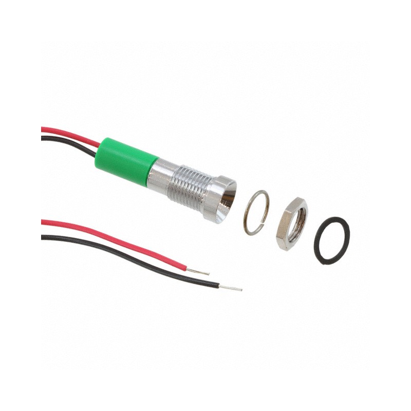 1 pcs : Q8R3CXXG24E - LED PM INDICATOR RECESSED GREEN