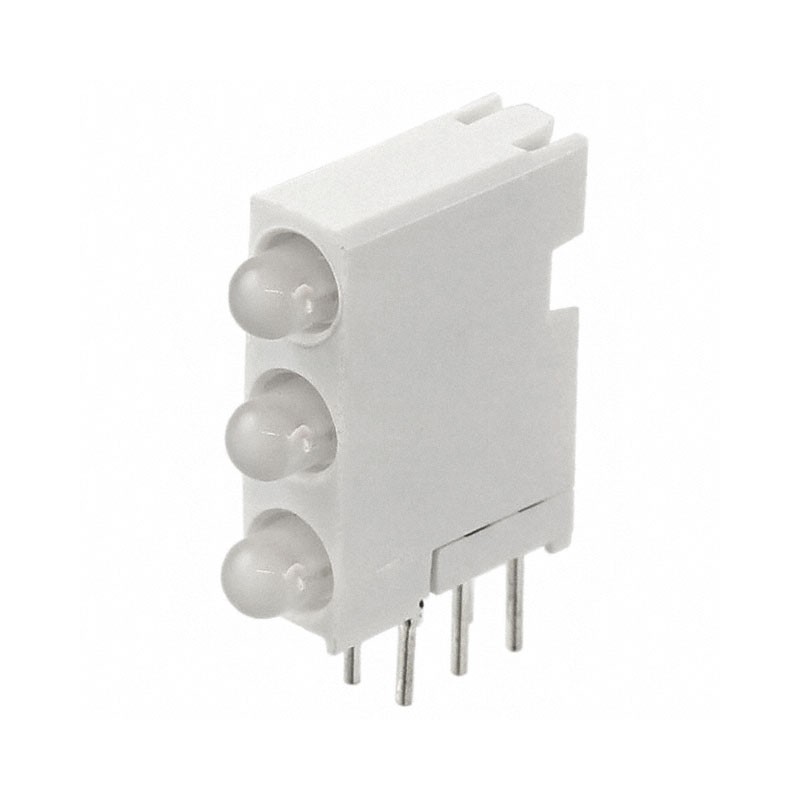 1 pcs : 5640700815F - LED CBI 3MM 3X1 GRN/YELLOW RA